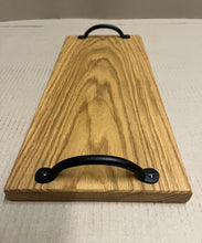Load image into Gallery viewer, Handmade Oak Double Handled Serving/Charcuterie Board